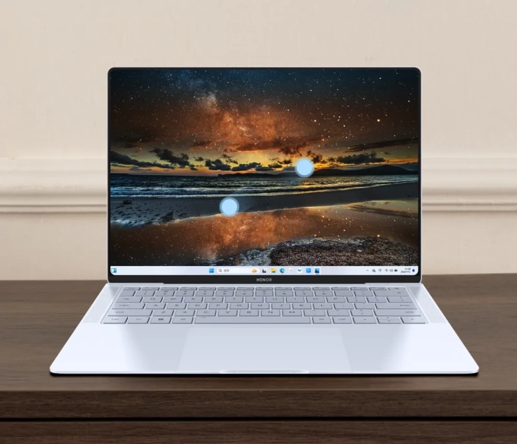 Ноутбук HONOR MagicBook Art 14 2025 (Core Ultra 7 255H/14.6"/3K/OLED/32Gb/2Tb SSD/Win 11 H) 5301APSW White - фото